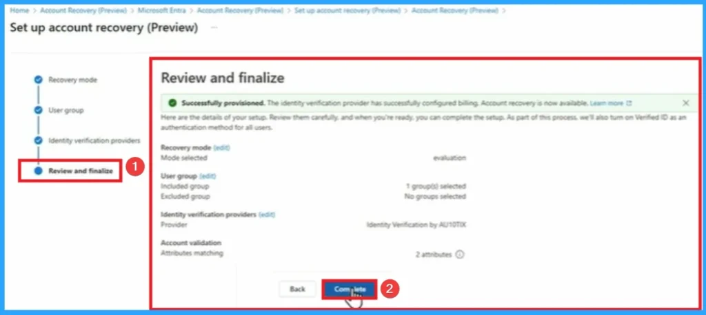 Seamless Account Recovery for Passwordless Users in Microsoft Entra Agent 5 Seamless Account Recovery for Passwordless Users in Microsoft Entra Agent - Fig.5 - Creds to MS