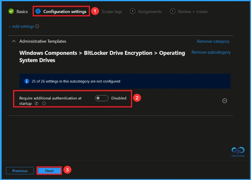 Secure Windows Devices with BitLocker Startup Authentication using Intune - Fig.4