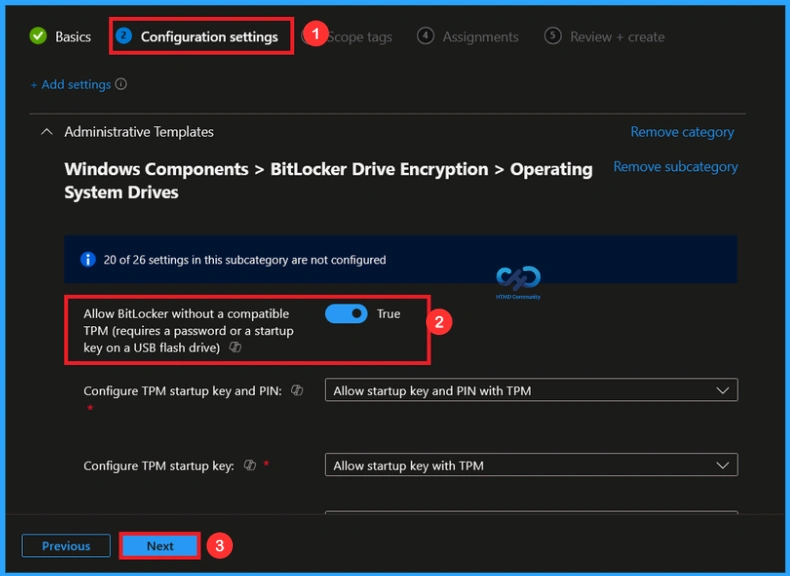 Secure Windows Devices with BitLocker Startup Authentication using Intune - Fig.5