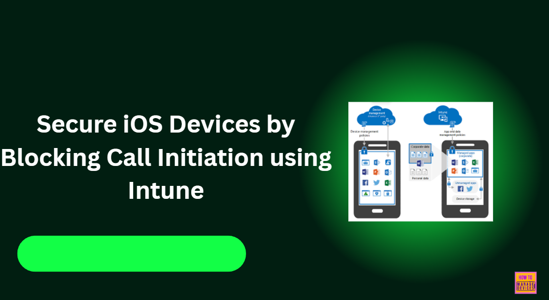 Secure iOS Devices by Blocking Call Initiation using Intune