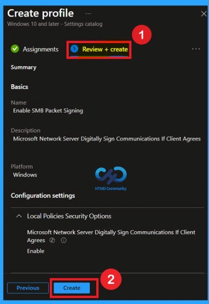 Securing SMB Communication with Intune Using Digitally Sign Communications Policy- Fig.8