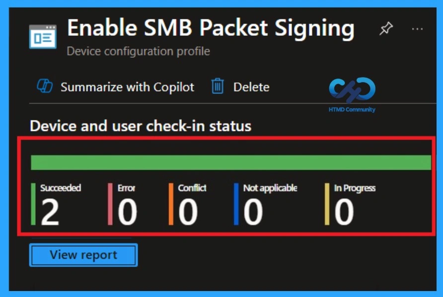 Securing SMB Communication with Intune Using Digitally Sign Communications Policy- Fig.9