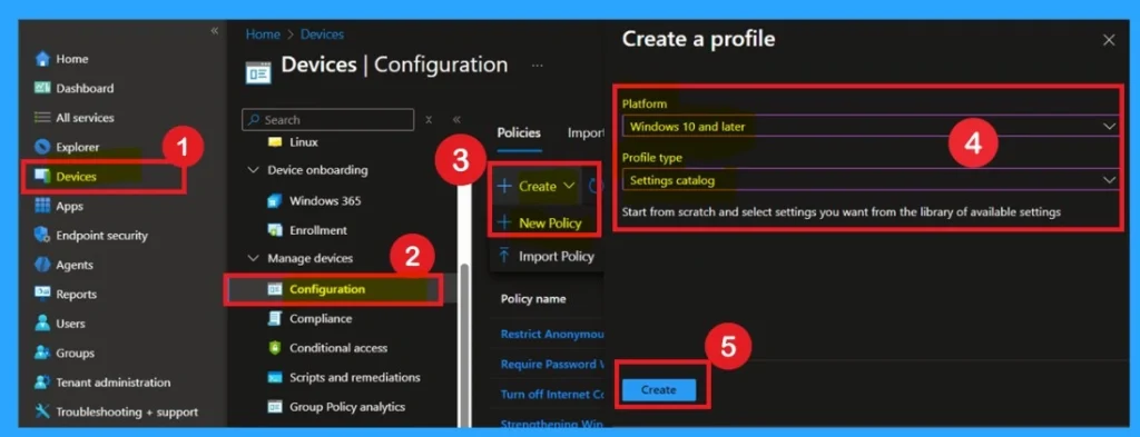 Securing SMB Communication with Intune using Digitally Sign Communications Policy- Fig.1