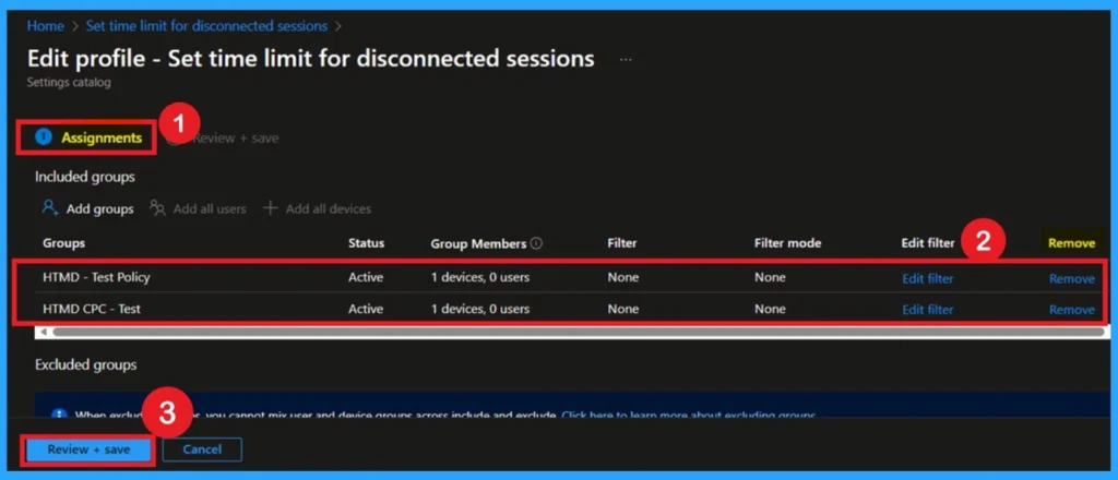 Managing Disconnected Remote Desktop Sessions for Security and Resource Optimization Using Intune Policy -Fig.10