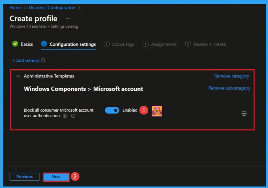 Step-by-Step Intune Guide to Block Personal MSAs on Corporate Windows Devices - Fig6