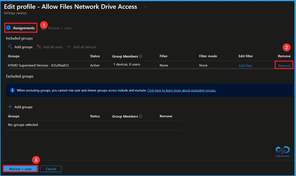 Block Network Drive Access in iOS Files App using Intune 11 Block Network Drive Access in iOS Files App using Intune - Fig.10