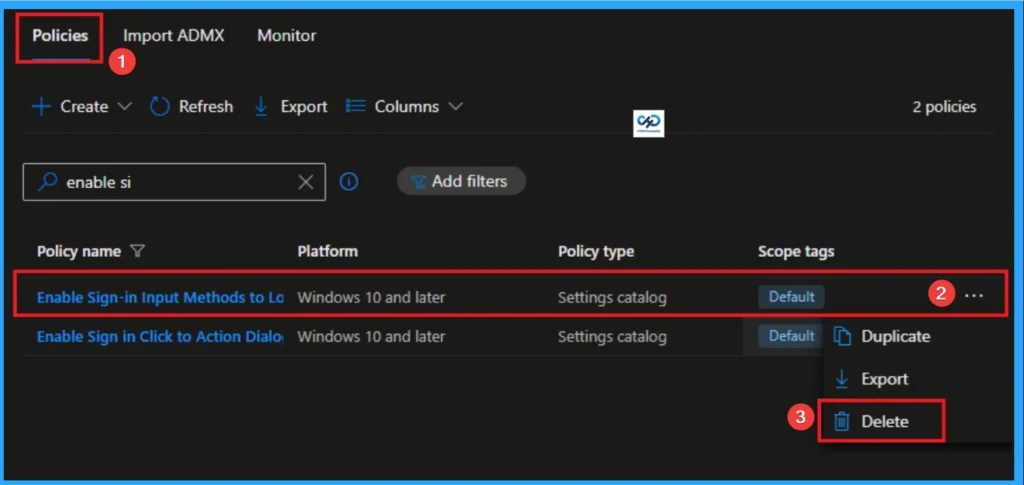 Control Sign-in Input Methods to Login Screen for Standardize the Windows Sign-In Experience using Intune - Fig.13