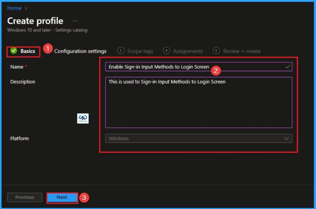 Control Sign-in Input Methods to Login Screen for Standardize the Windows Sign-In Experience using Intune - Fig.3