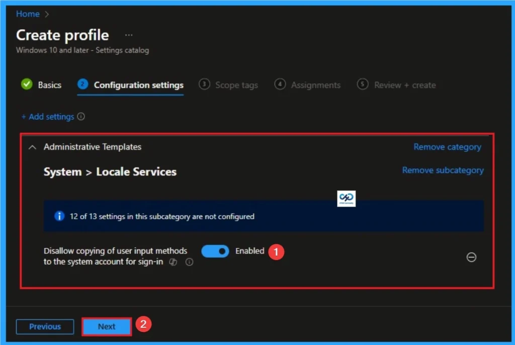 Control Sign-in Input Methods to Login Screen for Standardize the Windows Sign-In Experience using Intune - Fig.6