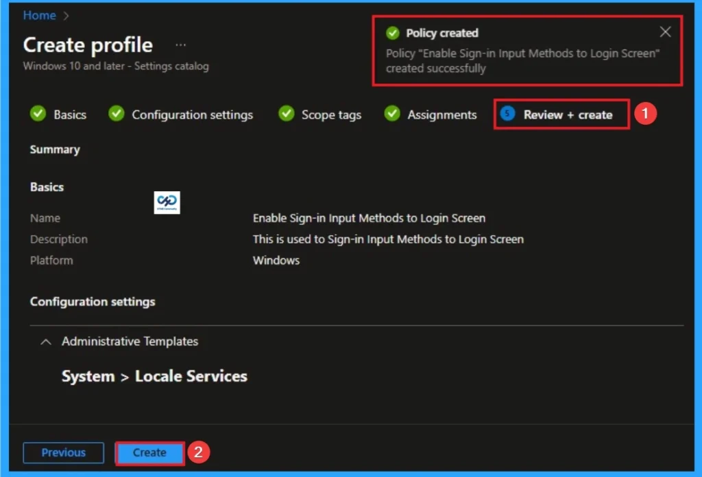 Control Sign-in Input Methods to Login Screen for Standardize the Windows Sign-In Experience using Intune - Fig.9