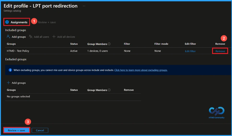 Controlling LPT Port Redirection in Remote Desktop using Intune 11 Controlling LPT Port Redirection in Remote Desktop using Intune - Fig.10