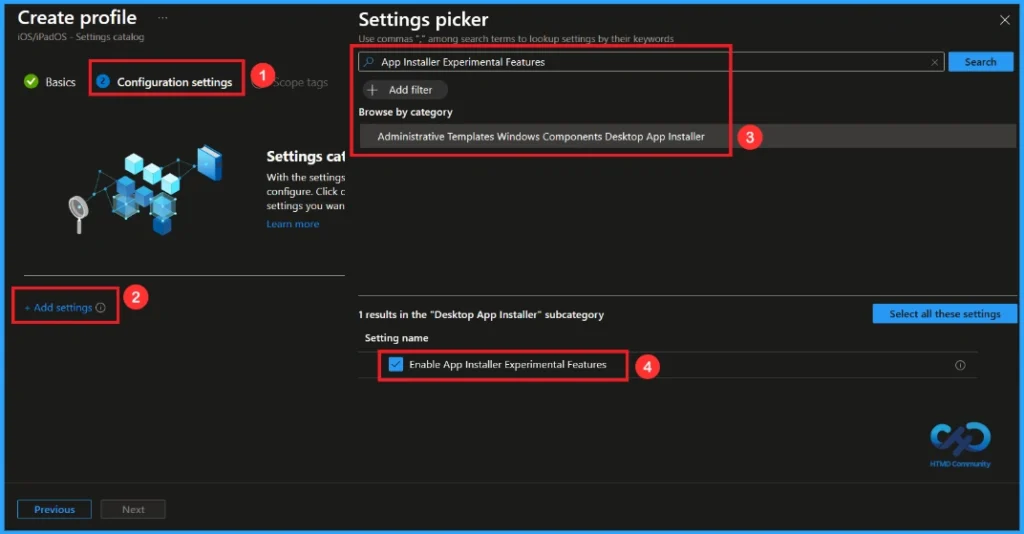 Controlling Windows Package Manager Experimental Features with Intune Policy - Fig.3