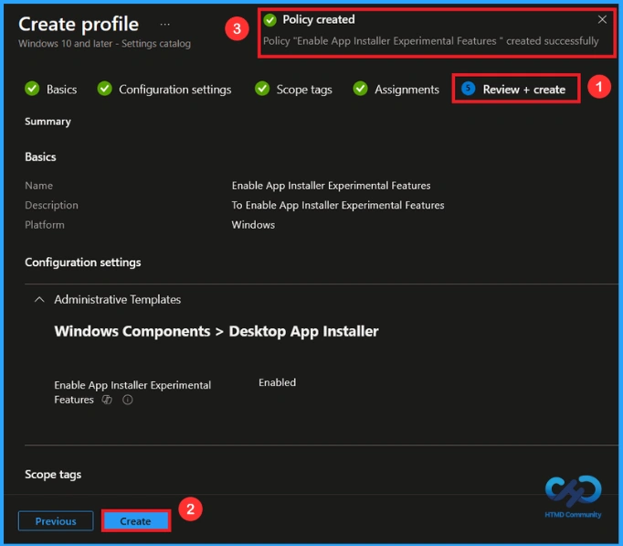 Controlling Windows Package Manager Experimental Features with Intune Policy - Fig.8