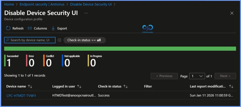 How to Control Device Security Area Visibility in Windows Security using Intune Policy - Fig.9