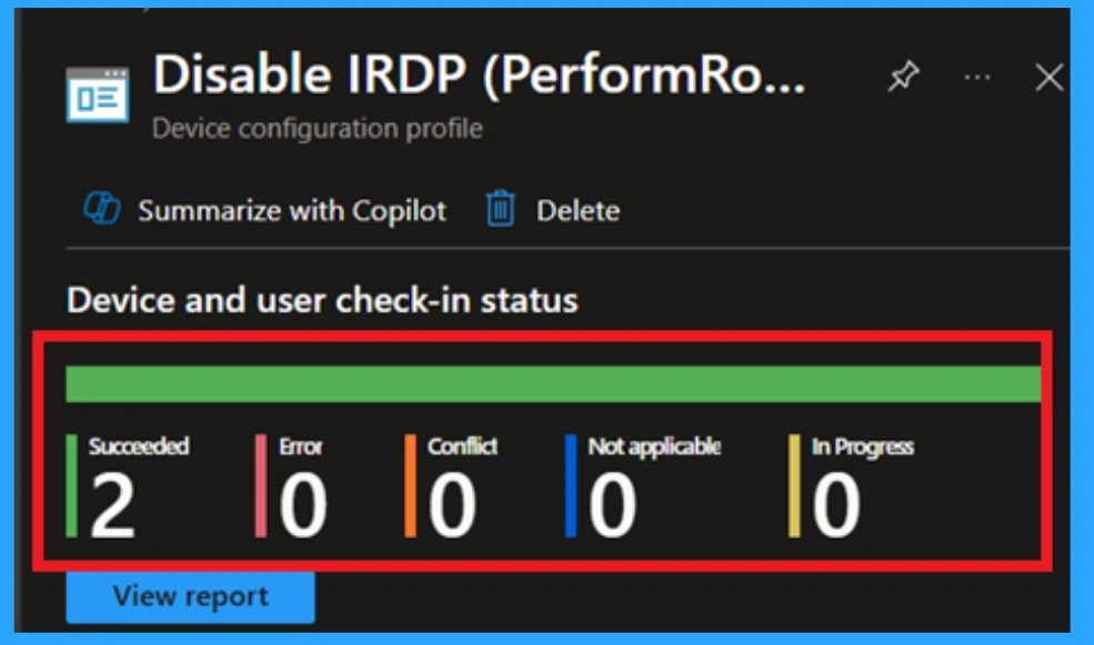 Disabling Internet Router Discovery for Better Network Safety using Intune Policy 10 Disabling Internet Router Discovery for Better Network Safety using Intune Policy-Fig.9