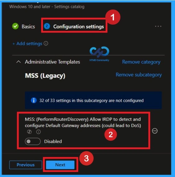 Disabling Internet Router Discovery for Better Network Safety using Intune Policy 5 Disabling Internet Router Discovery for Better Network Safety using Intune Policy-Fig.4