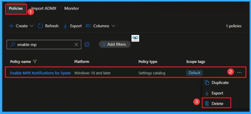 Enable MPR Notifications for System to Easily Sync Passwords using Intune 14 Enable MPR Notifications for System to Easily Sync Passwords using Intune - Fig.13