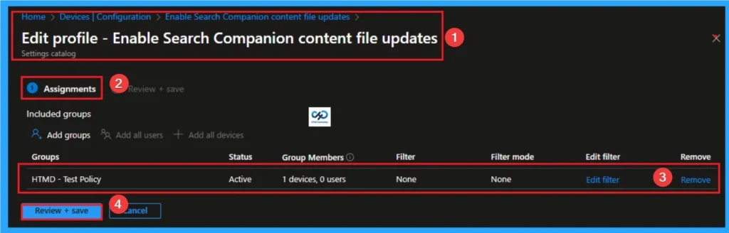 Enable Search Companion Content File Updates to Reclaim Your Network Bandwidth using Intune 13 Enable Search Companion Content File Updates to Reclaim Your Network Bandwidth using Intune - Fig.12