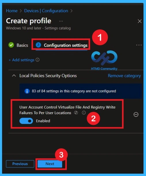 Enforce Secure File and Registry Redirection for Applications using Intune Policy-Fig.5