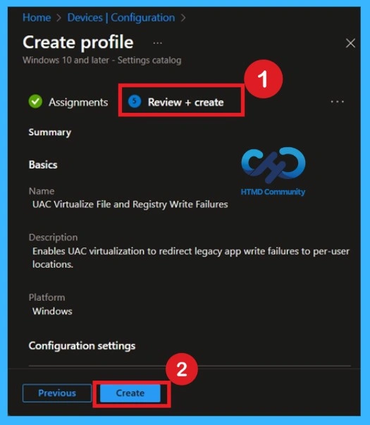 Enforce Secure File and Registry Redirection for Applications using Intune Policy-Fig.8