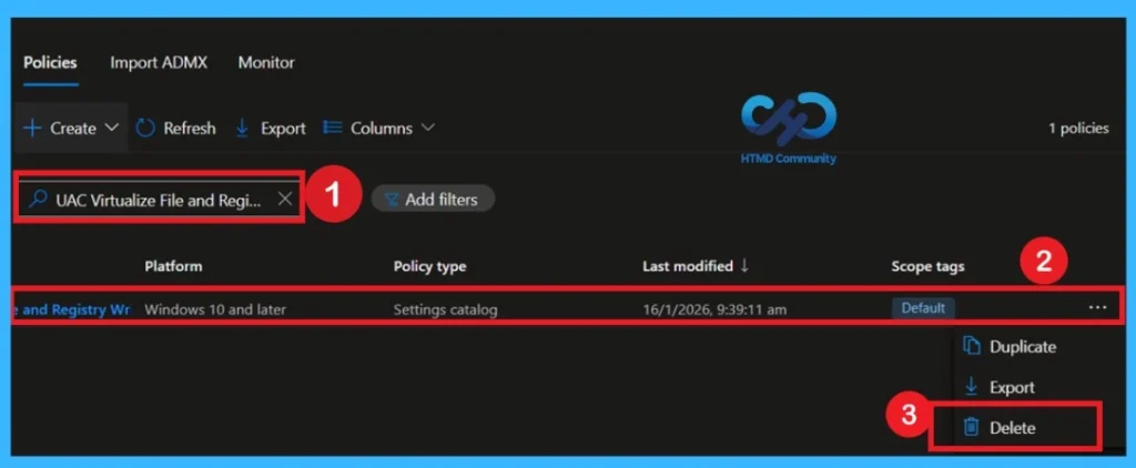 Enforce Secure File and Registry Redirection for Applications using Intune Policy-Fig.11