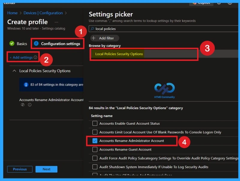 Enhancing Endpoint Security with Administrator Account Renaming using Intune Policy- Fig.3