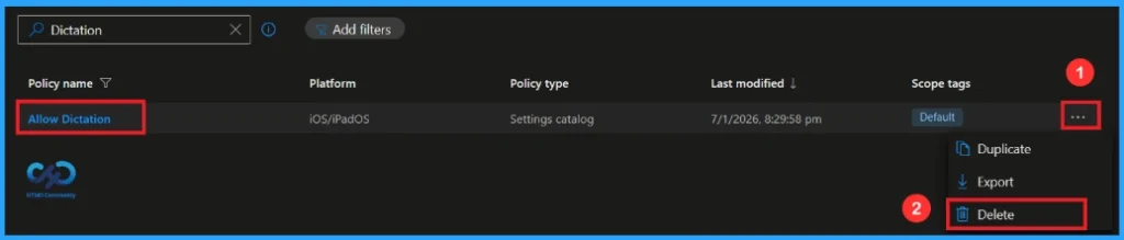 Enhancing Security by Disabling Dictation on iOS Devices using Intune 12 Enhancing Security by Disabling Dictation on iOS Devices using Intune - Fig.11