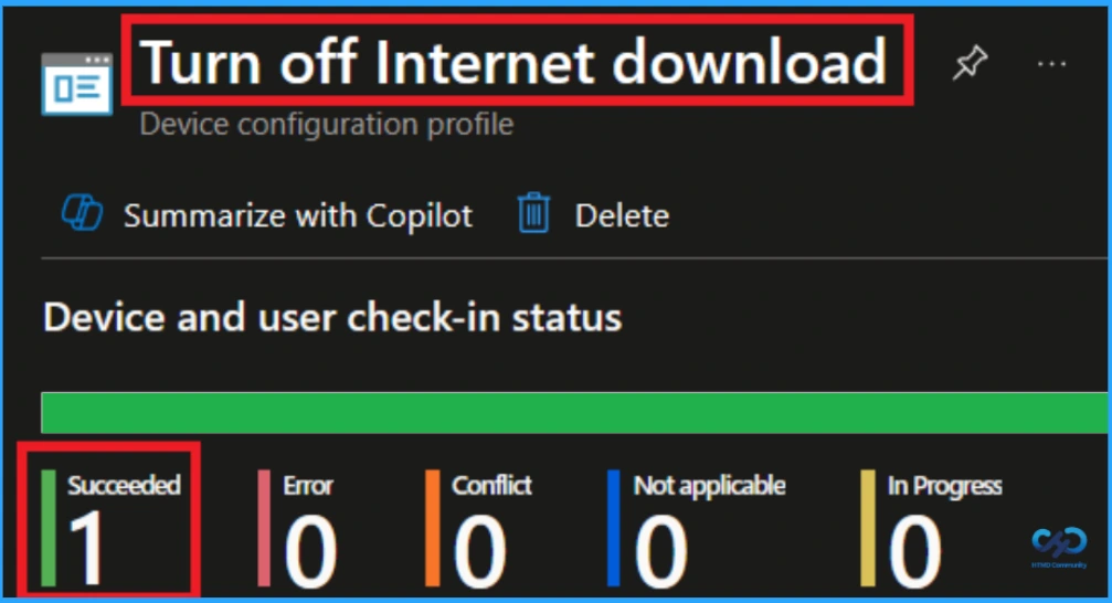 Enhancing Windows Security by Controlling Web Publishing Providers using Intune 10 Enhancing Windows Security by Controlling Web Publishing Providers using Intune - Fig.9