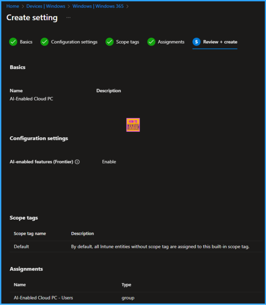 How to Configure AI-Enabled Features for Windows 365 Cloud PCs 7 How to Configure AI-Enabled Features for Windows 365 Cloud PCs. Fig. 7