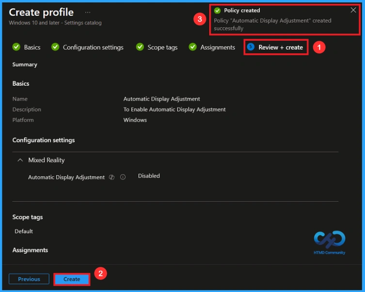 How to Control Automatic Display Adjustment on HoloLens using Intune - Fig.8