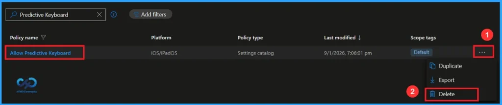 How to Control Predictive Text on iPhones and iPads using Intune - Fig.11