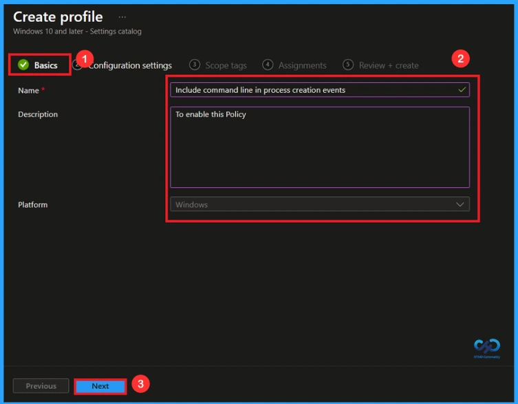 How to Enable Audit Process Creation Command Line Logging in Windows using Intune - Fig.2