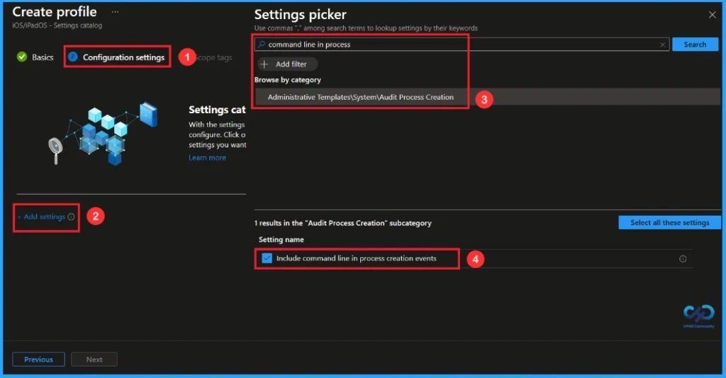 How to Enable Audit Process Creation Command Line Logging in Windows using Intune - Fig.3
