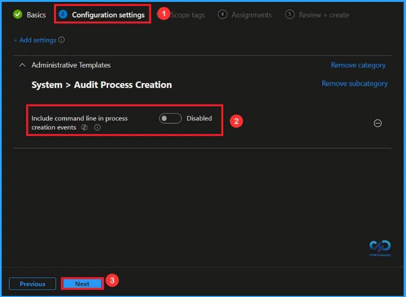 How to Enable Audit Process Creation Command Line Logging in Windows using Intune - Fig.4
