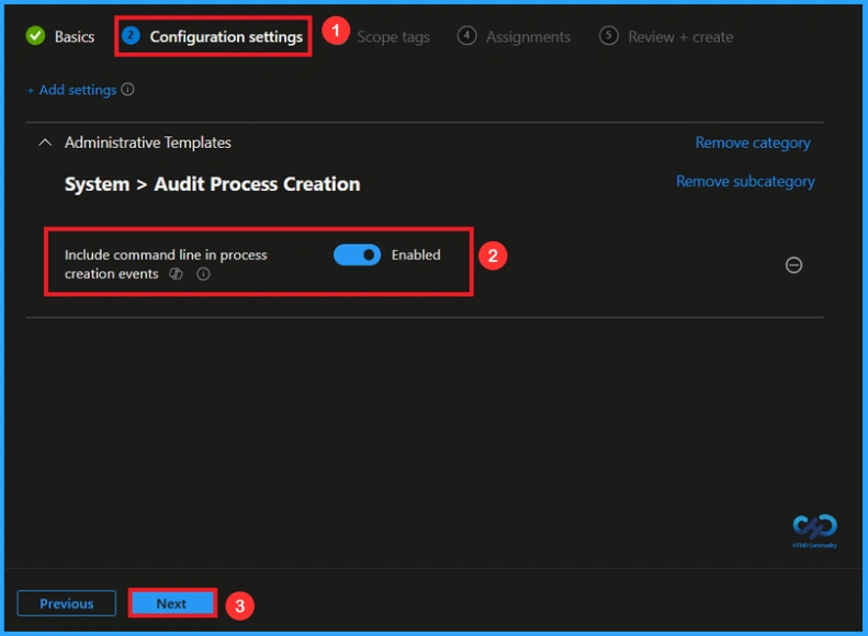 How to Enable Audit Process Creation Command Line Logging in Windows using Intune - Fig.5