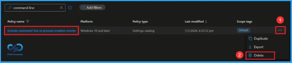 How to Enable Audit Process Creation Command Line Logging in Windows using Intune - Fig.11