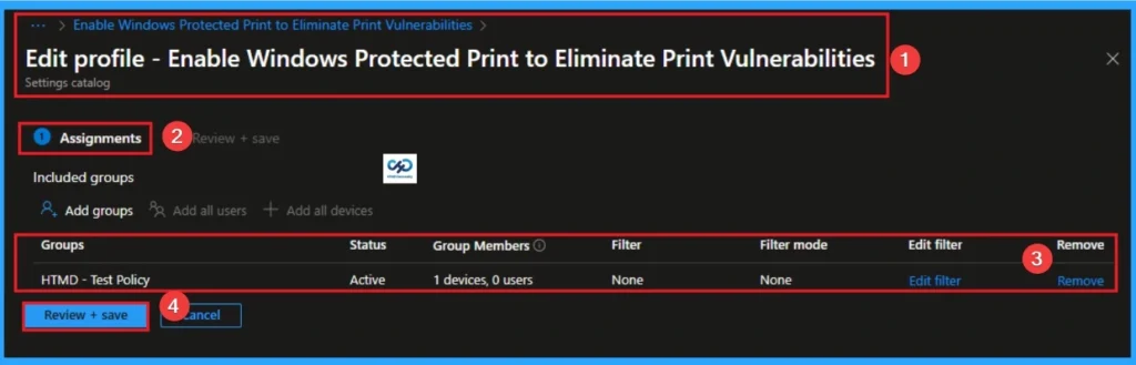 How to Enable Windows Protected Print to Eliminate Print Vulnerabilities using Intune 13 How to Enable Windows Protected Print to Eliminate Print Vulnerabilities using Intune - Fig.12