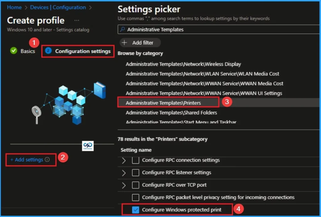 How to Enable Windows Protected Print to Eliminate Print Vulnerabilities using Intune 5 How to Enable Windows Protected Print to Eliminate Print Vulnerabilities using Intune - Fig.4