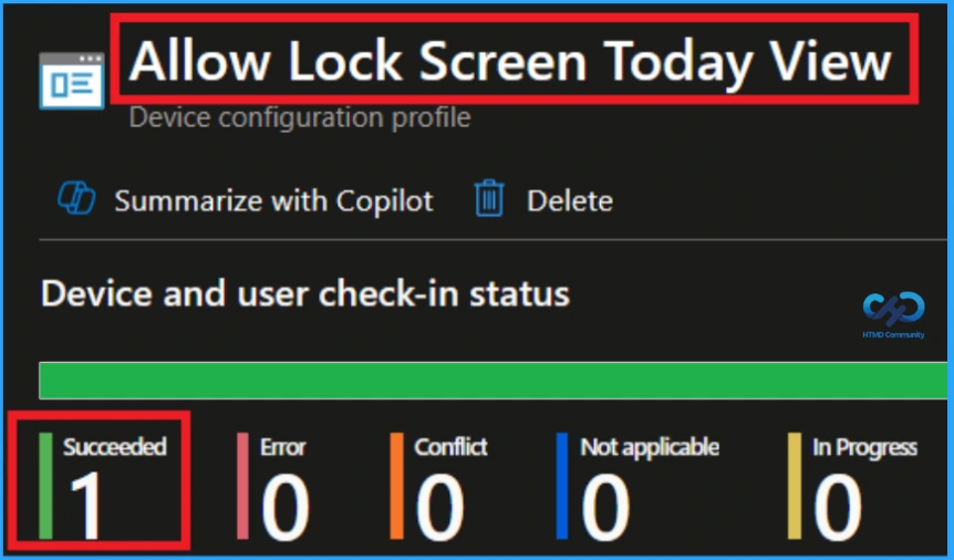 How to Manage Today View on the iOS Lock Screen using Intune - Fig.9