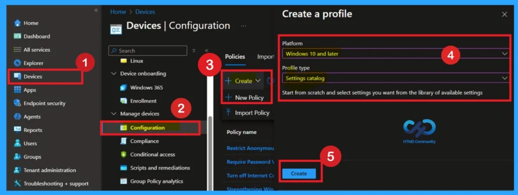 Maintaining Network Stability During Connection Changes using Intune Policy -Fig.1