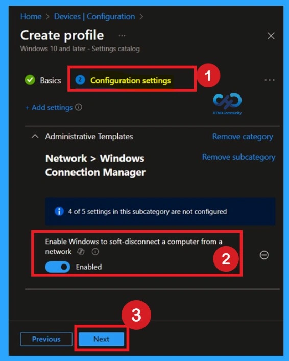 Maintaining Network Stability During Connection Changes using Intune Policy -Fig.5