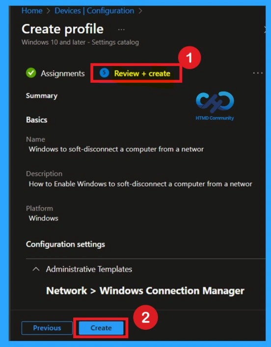 Maintaining Network Stability During Connection Changes using Intune Policy -Fig.8