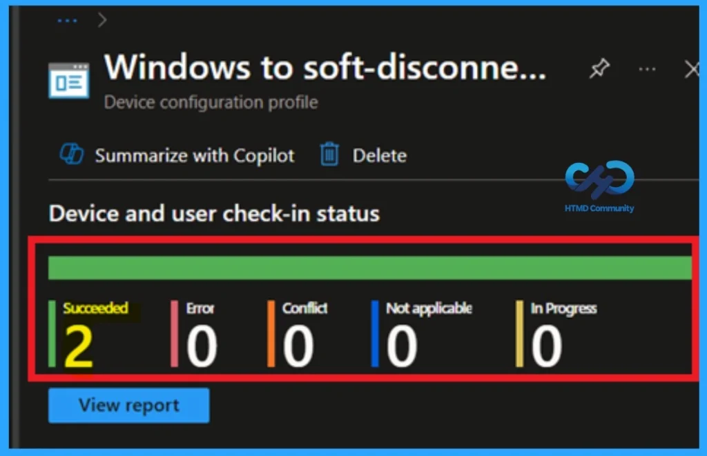 Maintaining Network Stability During Connection Changes using Intune Policy -Fig.9
