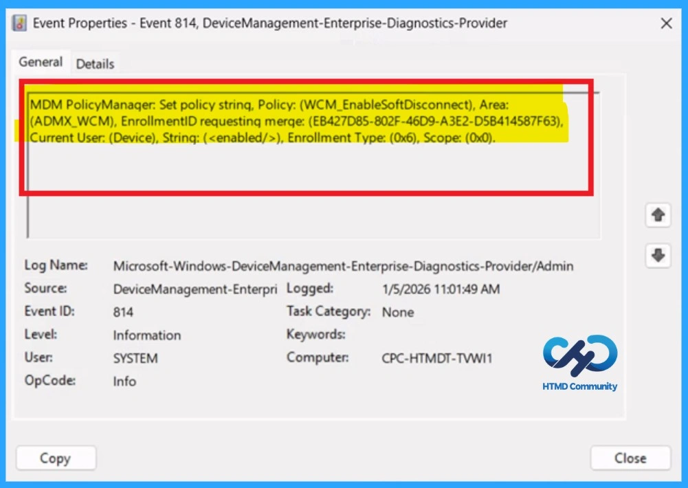Maintaining Network Stability During Connection Changes using Intune Policy -Fig.10