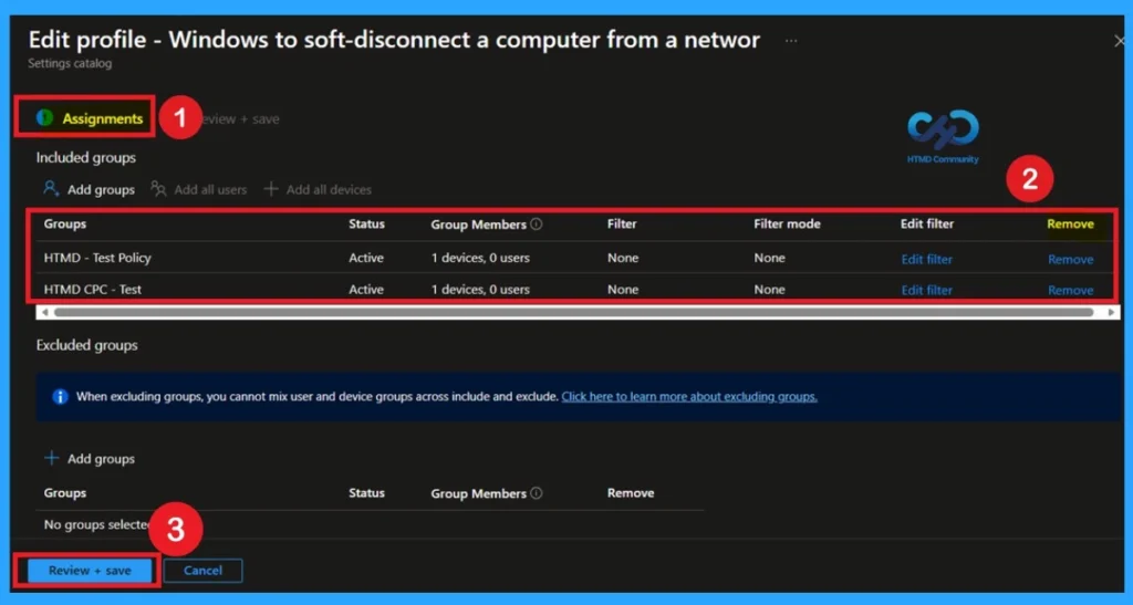 Maintaining Network Stability During Connection Changes using Intune Policy -Fig.11