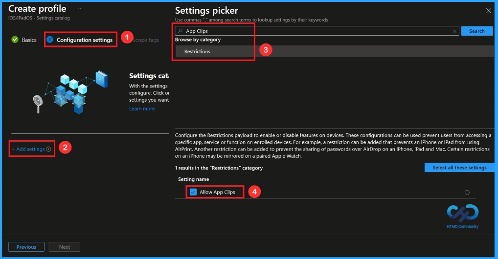 Managing App Clips on Supervised iOS Devices using Microsoft Intune - Fig.3