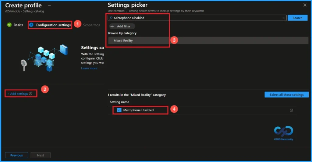 Managing Microphone Access on HoloLens 2 using Intune - Fig.3