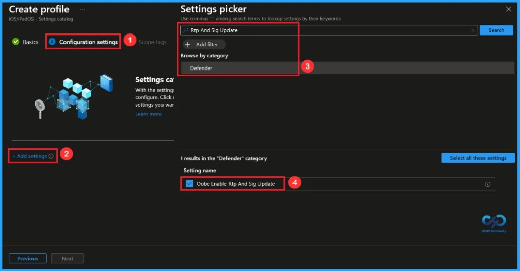 Managing Real Time Protection and Security Updates During Windows OOBE using Intune - Fig.3