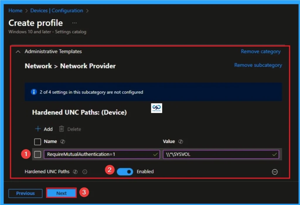 Mastering Hardened UNC Paths in Windows to Stop Man-in-the-Middle Attacks Cold using Intune - Fig.6