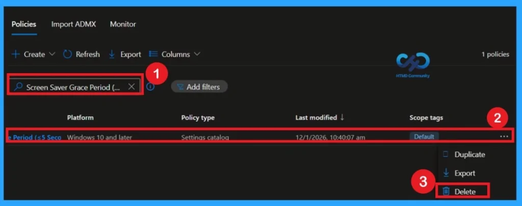 Prevent Unauthorized Access by Configuring Screen Saver Lock Timing using Intune Policy-Fig.12